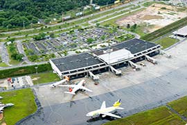 Imagem Aeroporto Internacional de Manaus Vista Aérea
