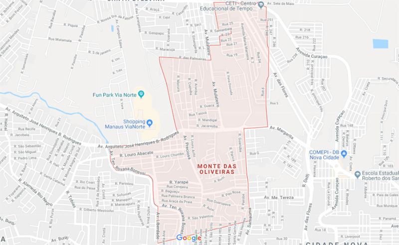 Bairro Monte das Oliveiras Manaus