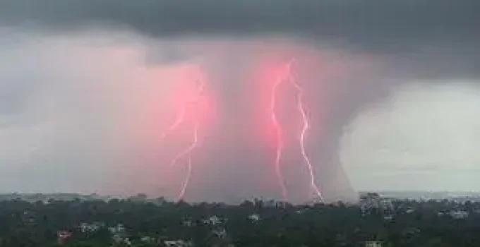 chuva de granizo