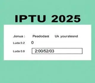 última parcela do IPTU 2025