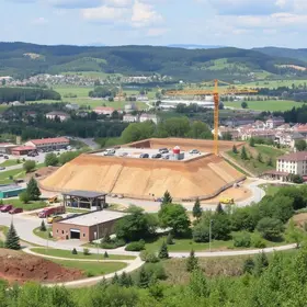 obras do aterro municipal