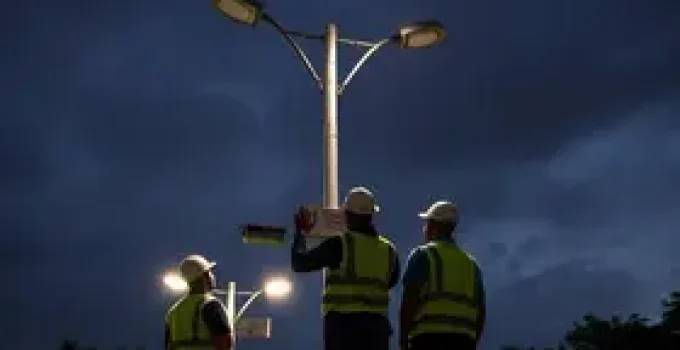 fiscalização serviços iluminação pública Manaus