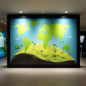 exposição sobre mudanças climáticas