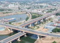 Pontes provisórias em Manaus
