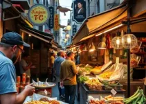 rua gastronômica
