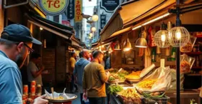 rua gastronômica