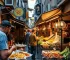 rua gastronômica