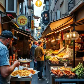rua gastronômica