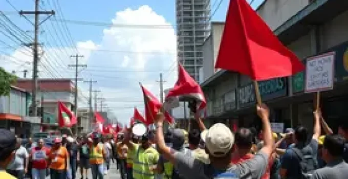 paralisação das rotas do Distrito Industrial de Manaus