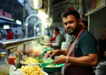 rua gastronômica de Manaus