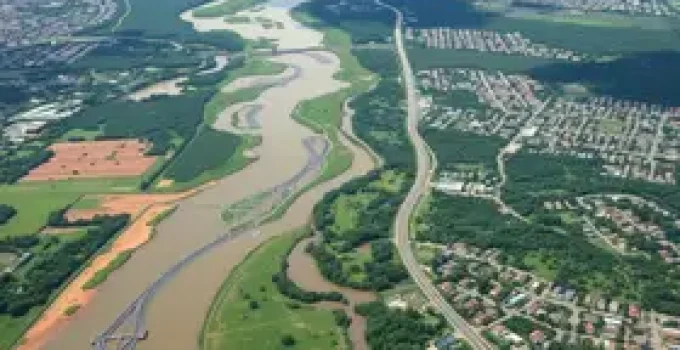 faixas marginais de cursos d’água em Manaus