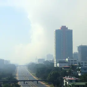 fumaça em Manaus