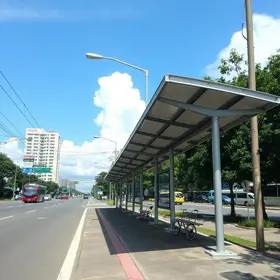pontos de ônibus